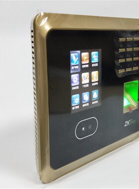 中控智慧UF100plus人脸考勤机中控UF100plus指纹打卡机英文考勤机