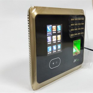中控智慧UF100plus人脸考勤机中控UF100plus指纹打卡机英文考勤机