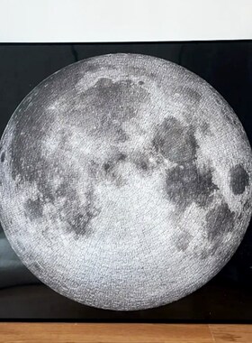 月球拼图相框实木相框67.3厘米圆形月球月亮地球拼图铝合金专用框