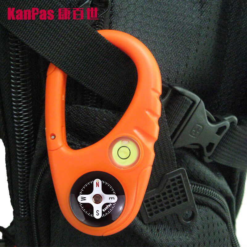 Kanpas户外多功能指南针 轻便快挂 徒步登山野营指南针