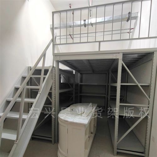 北京储藏间钢结构阁楼平台货架搭建地下室二层平台库房阁楼加层