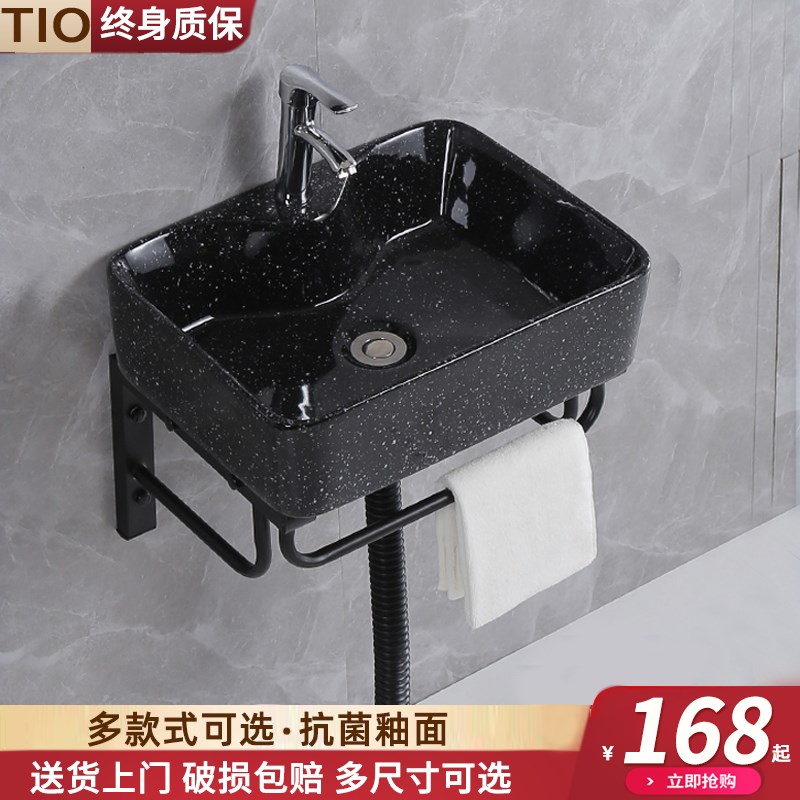 挂墙式洗手盆洗脸盆柜组合卫生间洗手面盘小户型洗脸池洗漱台陶瓷