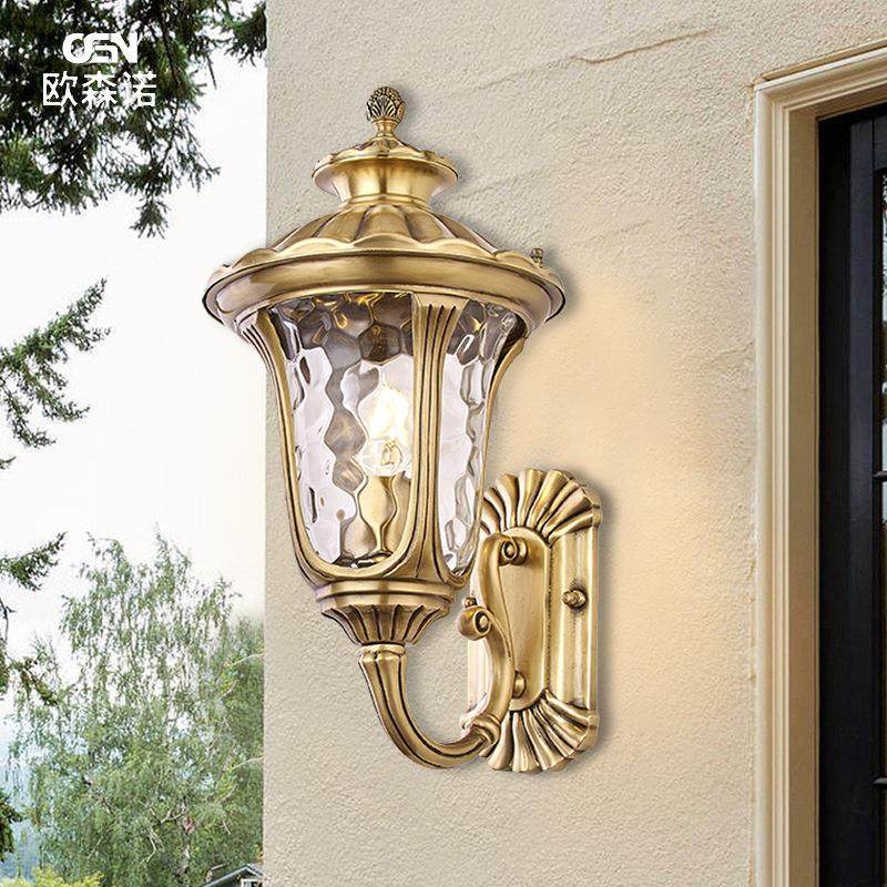 工厂现货供应全铜户外防水别墅大门装饰照明全铜壁灯柱头灯,家装灯饰光源,投光灯/泛光灯,淘宝优惠券,粉丝福利购,淘宝优惠卷
