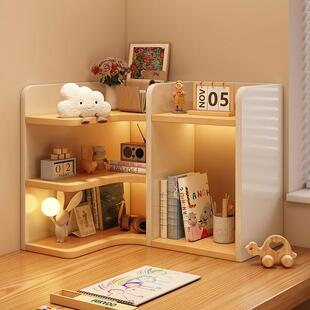 桌面书架转角置物架架生学书桌收纳架家用桌上实储物子见详情简易