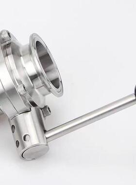 304不锈钢级快装蝶阀D1021X-10P蝶阀卫生快手装8动蝶阀卡箍式蝶阀