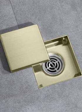 HIDE漏E不锈钢带地法兰北美式1000P*1HIDL160-0mm浴室防臭大排量