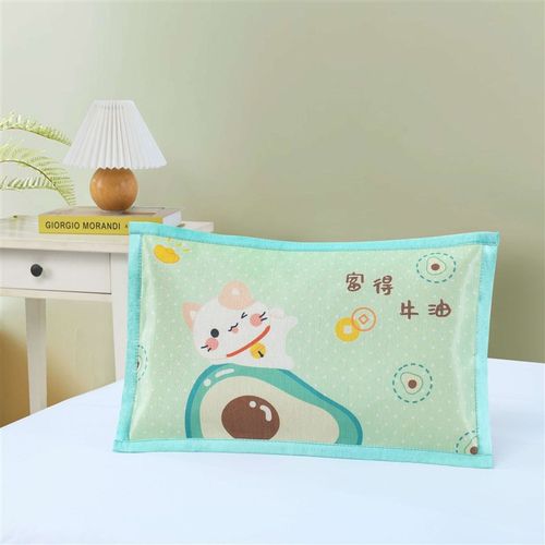 夏季冰丝少儿枕头套学生宿舍夏天凉爽可爱凉席枕套