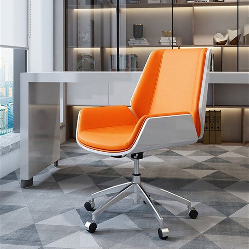 办公椅舒适久坐会议椅牛皮升降学习靠背简约现代书房家用电脑椅子