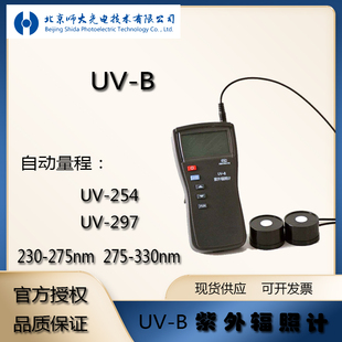 297紫外线杀菌灯测试仪检测uvA北师大 B紫外辐照计单双通道254