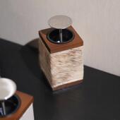 北实木牙签盒家用档不锈钢牙欧盒签创意隐藏收775高纳盒子