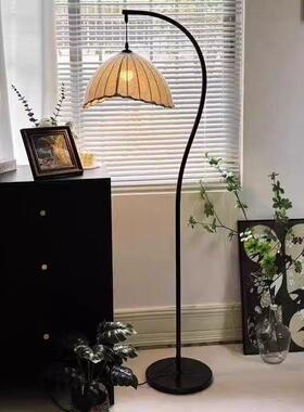 复古风落地94368室灯客沙厅发旁氛房围感中古复古风卧书角落立式