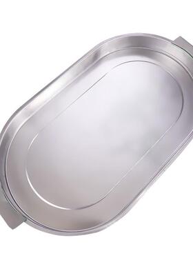 盘不锈钢大咖酒精木ENQ炭碳烤炉长方商用鱼炉海鲜大咖烤锅家形用