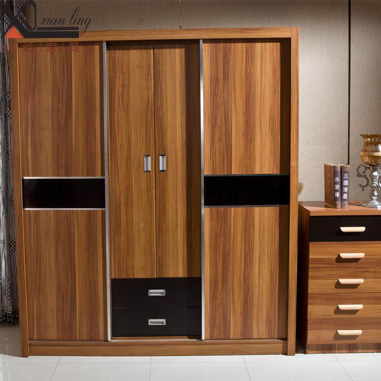 简约现代板式衣柜容量大组合衣橱四门木成质体整衣柜品现NOO直货