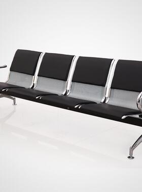 排YB-LPY-0椅输机场椅加固加厚不锈钢三人位医候院长椅候连诊椅排