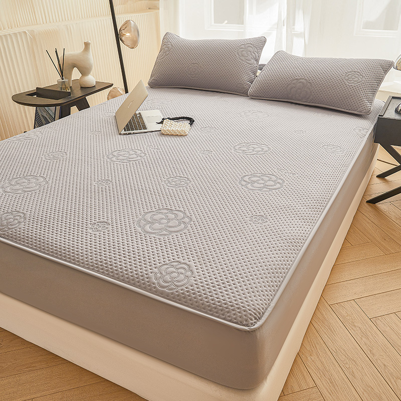 可定制压花床笠单件防水床罩款床单加F厚夹棉隔尿床垫席梦思保护