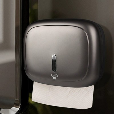 德国工艺免打孔i酒店卫生间抽纸盒壁挂式厕所纸巾盒高级感擦手纸