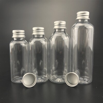 10ml/20/30/50塑100/l毫升试样瓶 透明m料液体样品分装空瓶子铝盖