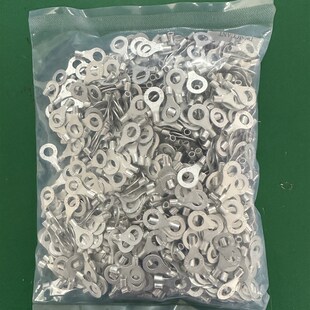 加6R压B2-厚冷N圆形O型裸端头紫铜镀亚锡焊口接线端子1000只0.7厚