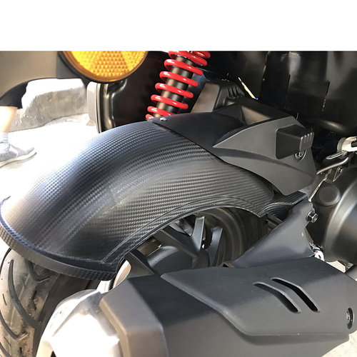 适用S2R裂行125改装后挡泥板加大加长踏板100摩托车后挡泥板配件