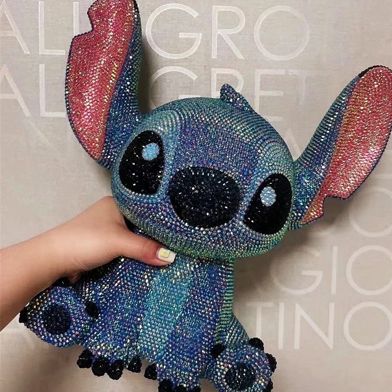 星际宝贝摆件史迪奇储蓄罐史迪仔贴钻大号满钻存钱罐 DIY粘钻礼品