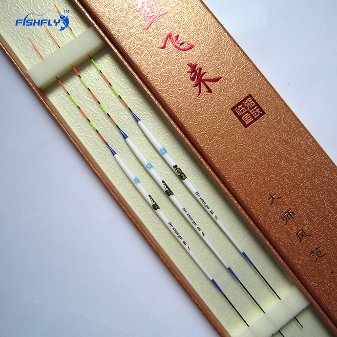 鱼飞来7目软尾孔雀羽毛八仙鱼漂 短尾长身短脚浮漂 浅水鲫鱼浮标
