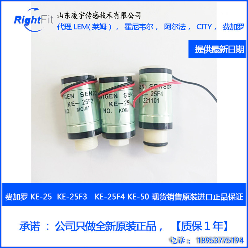 KE-25氧气O2传感器氧电池F3 F4 OXY12 SDL OXY-12 MAX250费加罗