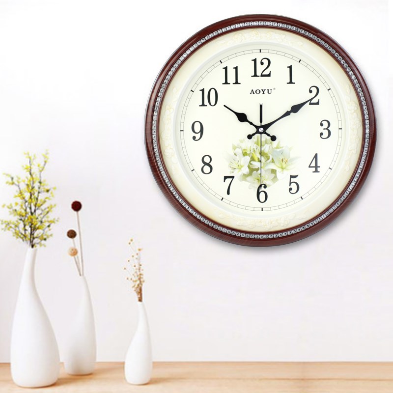 20英寸客厅静音挂钟欧式创意潮流现代简约钟表家用时钟大气石英钟