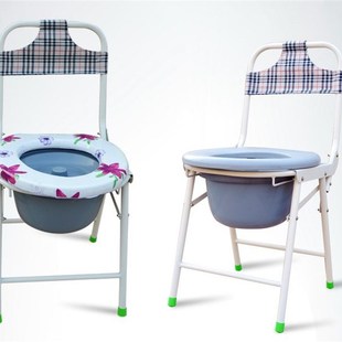 折叠不锈钢坐便椅老人孕妇坐便器蹲厕椅马桶病人通用助便器大便椅