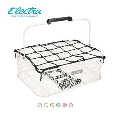 Electra Townie Path 后货架金属车篮网格大容量 后货架实用车筐