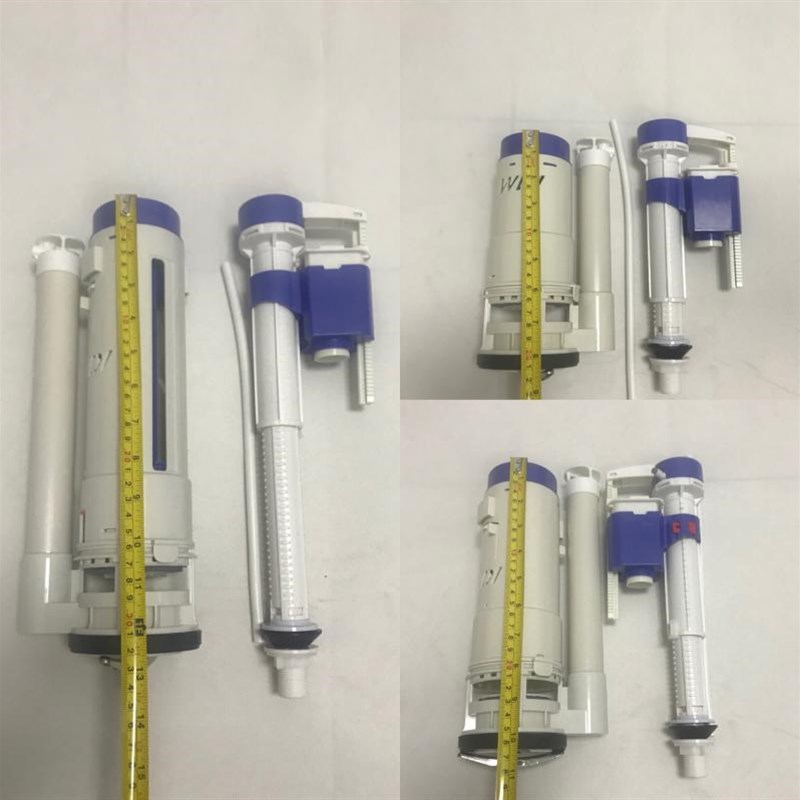 包邮wd连体马桶座便器水箱 套装 配件 顶按双按 进水阀 排水阀