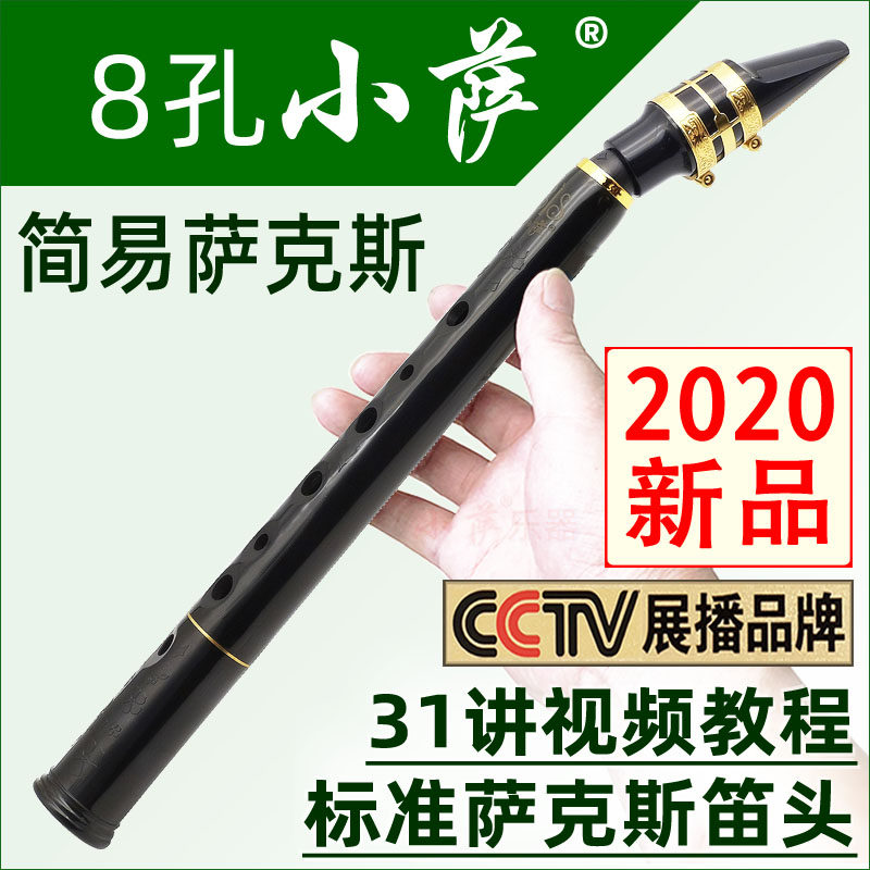 8孔小萨 简易迷你口袋萨克斯风便携式初学者中音笛头高音直管乐器