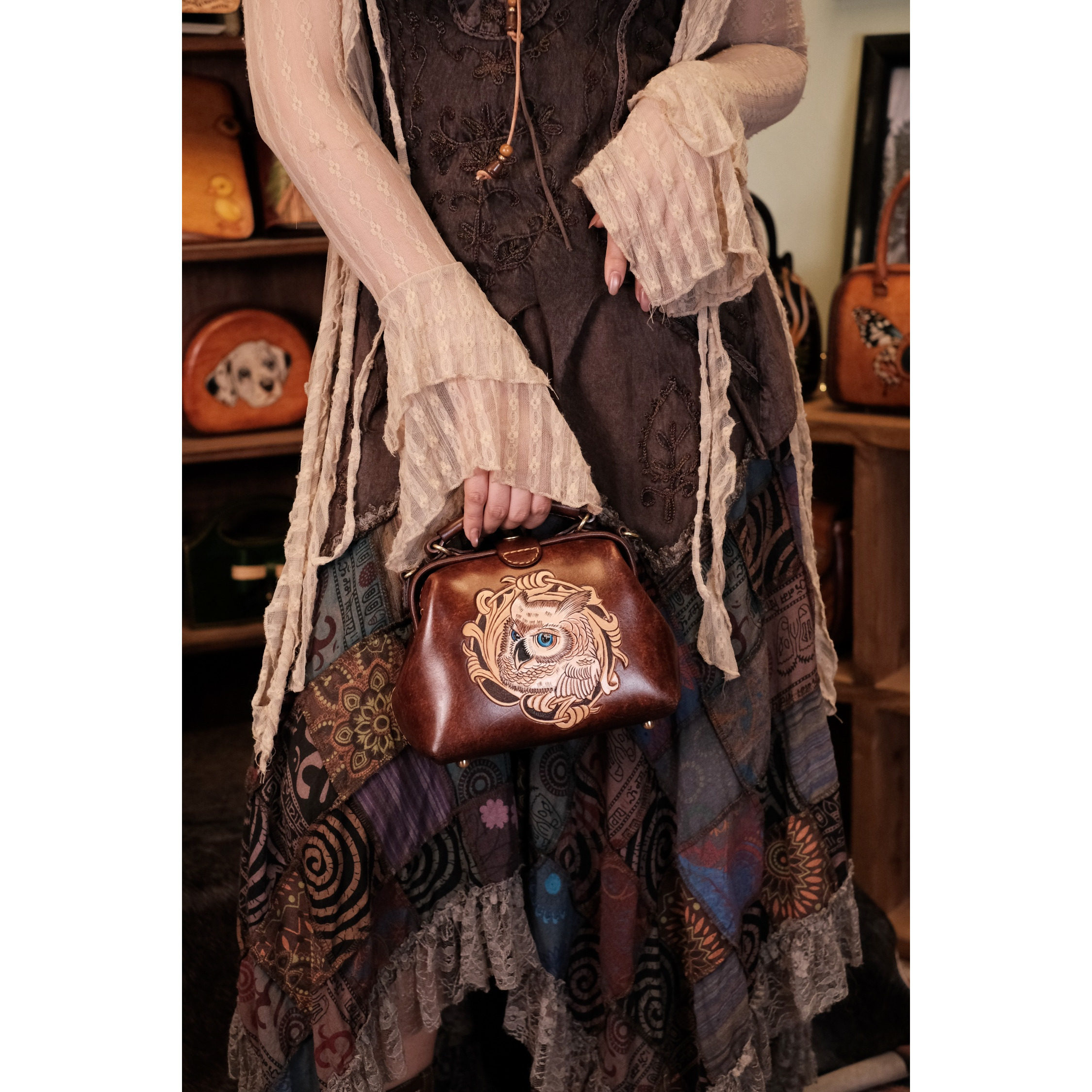 2026新款【乘风医生包 （猫头鹰）】手拎斜挎时尚女包,箱包皮具/热销女包/男包,通用款女包,淘宝优惠券,粉丝福利购,淘宝优惠卷