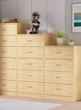 实木柜松木卧室收六纳客厅储物柜木柜子抽屉FSD三斗四五柜斗柜床