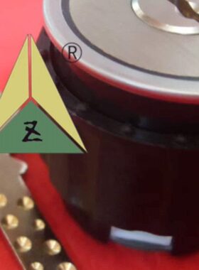 中迅300P电梯电源锁 D型电源锁 5400基站锁JY-D300 圆300# 电锁