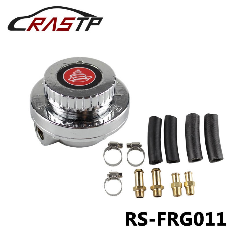 汽车改装 手动可调1- 5psi燃油压力调节阀8mm 10mXm化油器软管