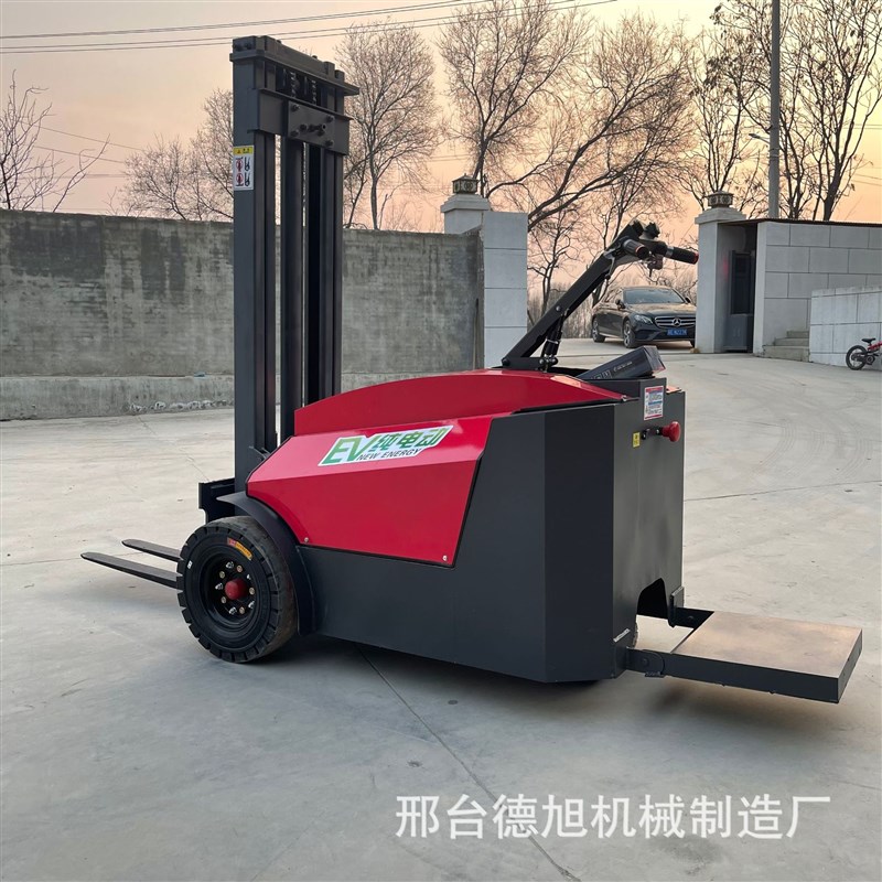站立式电动叉车车间库房搬运堆高叉车货站物流用电动叉车