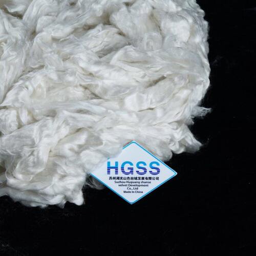 特白精梳绢丝条半精纺混纺工业