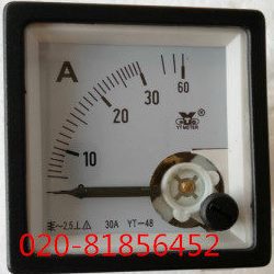 交流电流表YT48-30A 30/5A 30-60A 过载60  YT-48 99T1 D-48