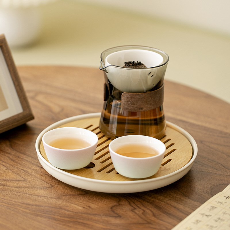 小青柑专用泡茶壶茶水杯分离公道杯冲茶器耐热茶具茶漏过滤器懒人