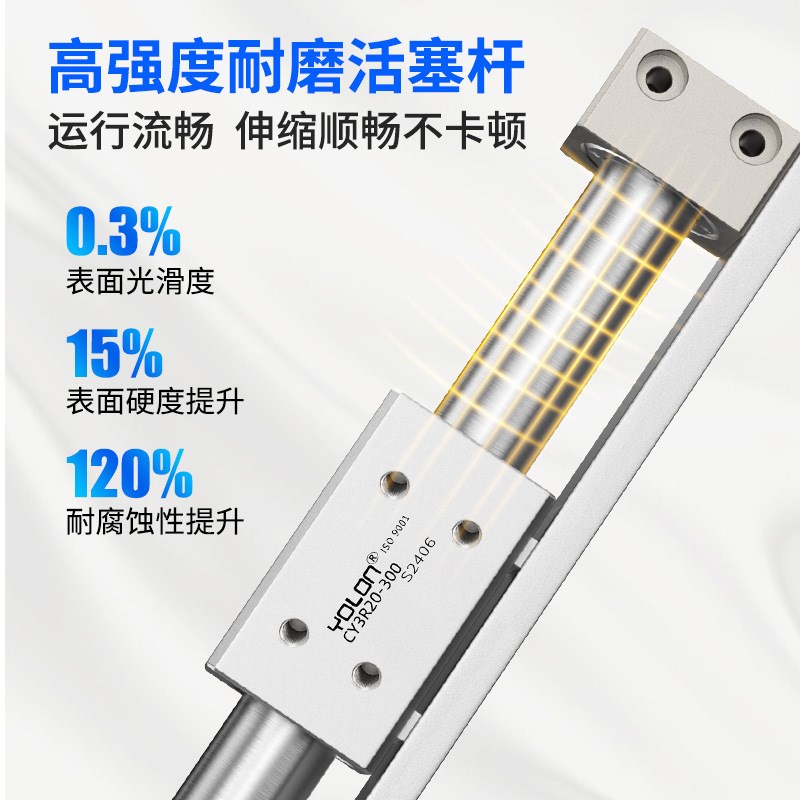 无杆气缸CY3R磁偶式长行程6/10/15/20/25/32/40/63-500-1000-1500