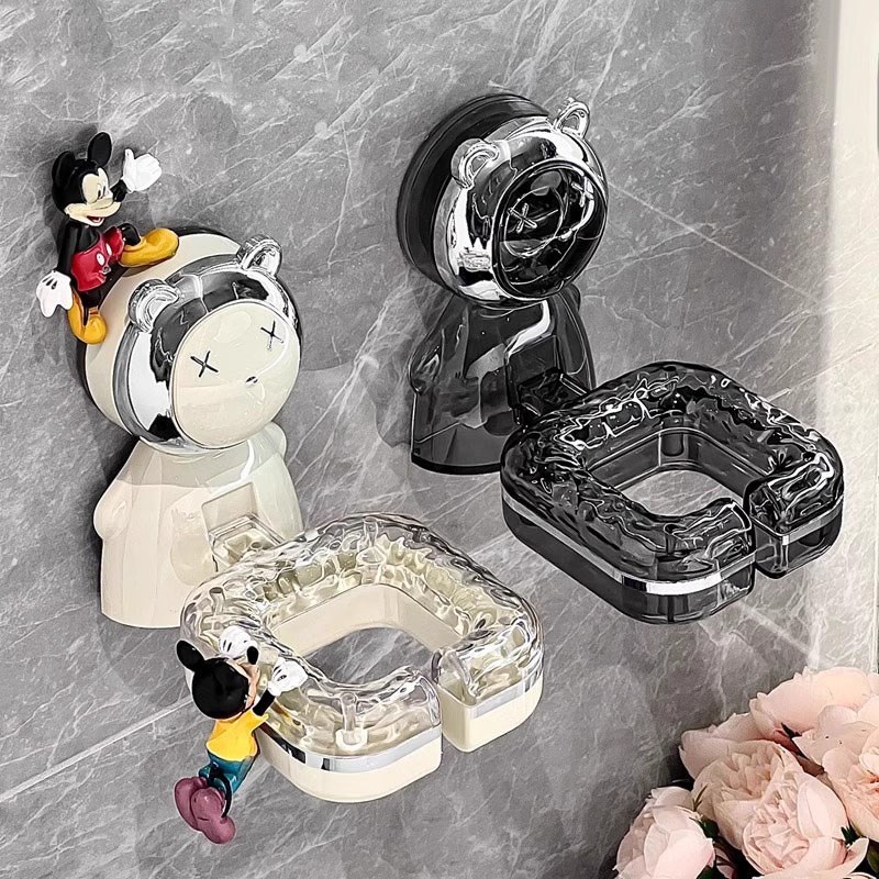 吸盘吹风机d置物架支架浴室厕所卫生间壁挂收纳神器懒人电吹风挂