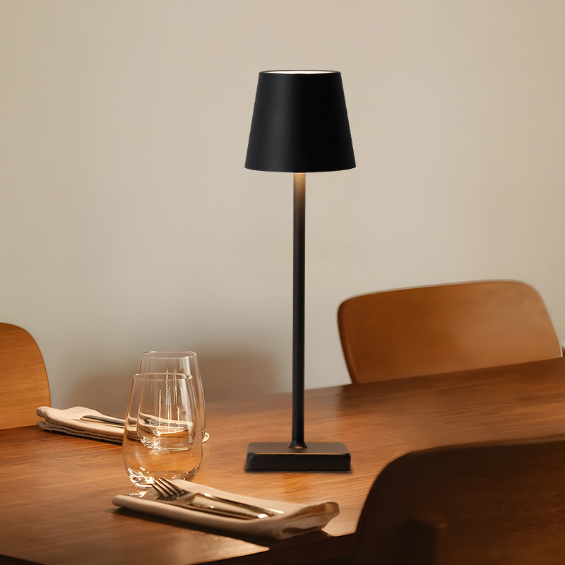 台灯卧室床e头餐厅桌灯咖啡厅无线复古户外露营充电桌面氛围台灯