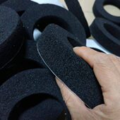 j8海绵耐磨防滑圈环真空吸盘海绵海绵圆形工业进口无痕机械手配g3