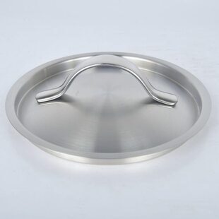 出口18/10不锈钢盖子下沉式锅盖奶锅盖合适16-18-20-24-26-28cm