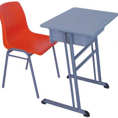 特价优质学校培训椅塑钢课桌椅听写椅自习桌中小学生学习桌椅组合