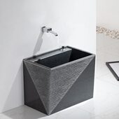 拖把池落地式 家用洗拖把盆大理石拖布池阳台卫生间户外墩布池庭院