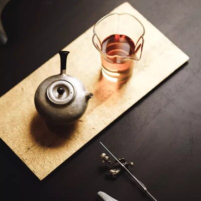 设计款 玻璃透明公道杯迷耐热一人道茶道具  你公饮杯 茶配件