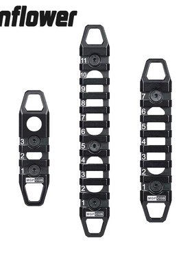 MGPGQB 20mm金属导轨MLOK KEYMOD系统QD孔挂扣MI NSR SLR装饰配件