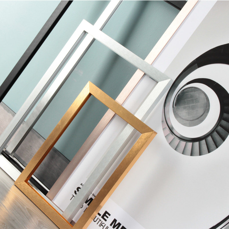 铝合金相框挂墙60 80广告海报框创意照片写真画框装裱大尺寸定制