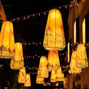 天幕灯笼凤凰花灯大唐不夜城文旅灯笼户外防水景区亮化装饰灯笼墙